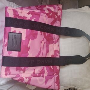Marc Jacobs Pink Camouflage Tote Bag